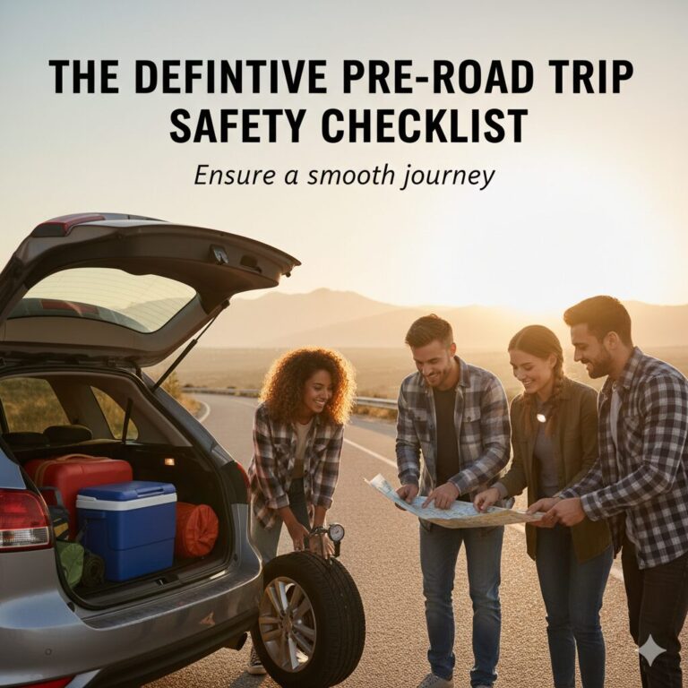 safety checklist before a road trip