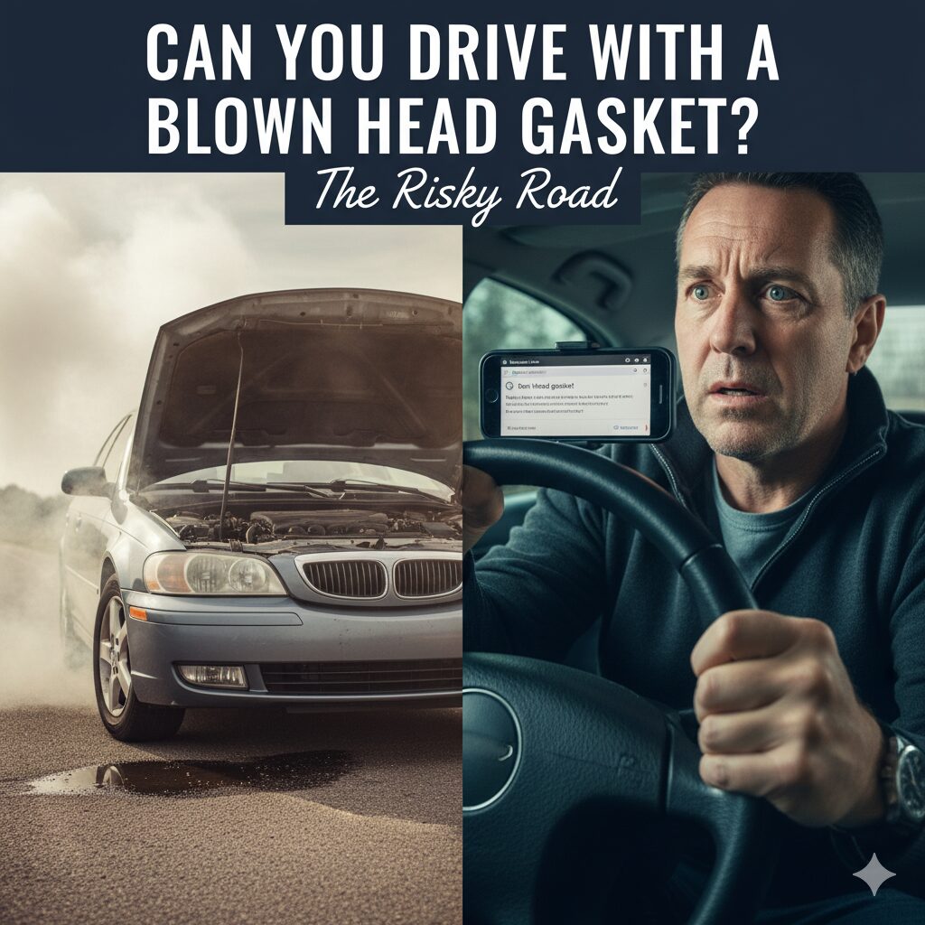Can you drive with a blown head gasket