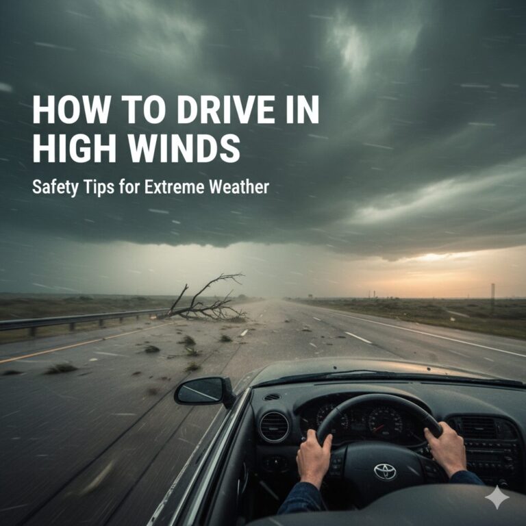 how to drive in high winds