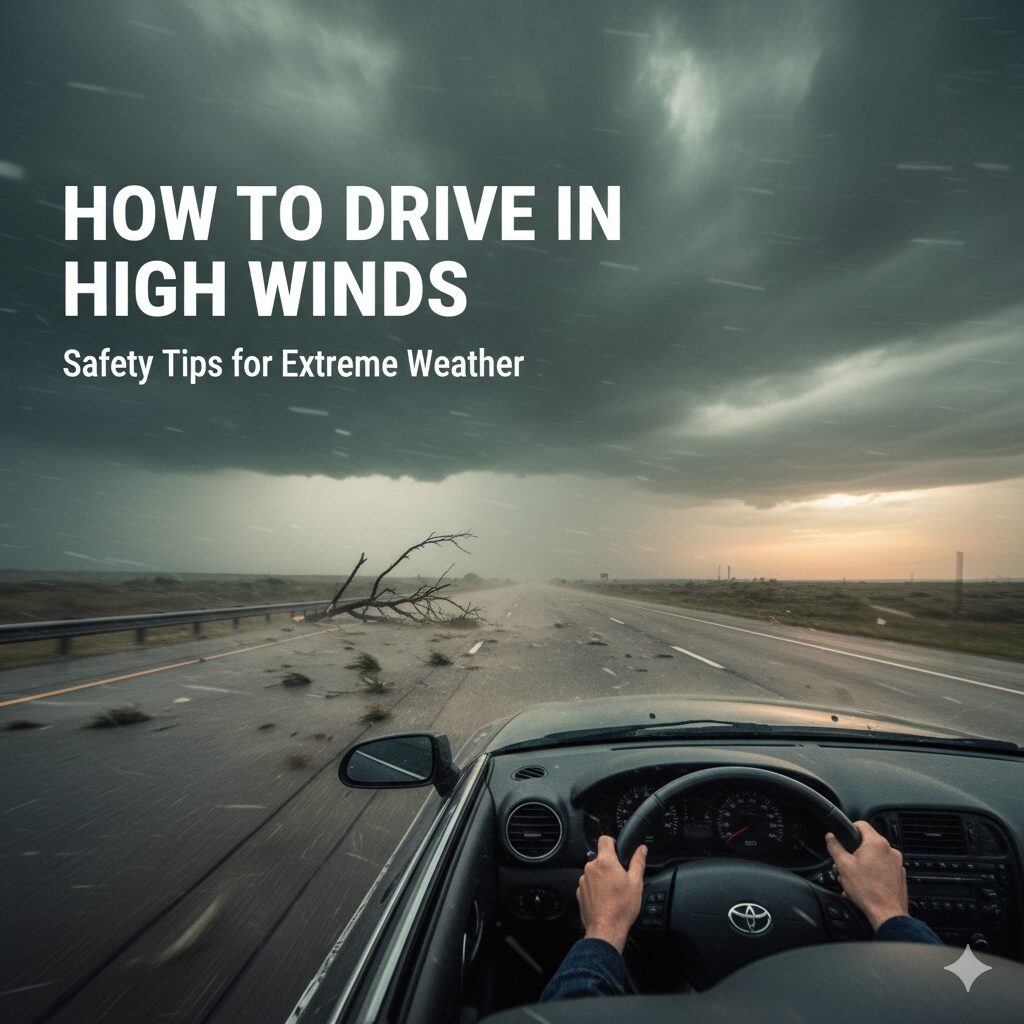 how to drive in high winds