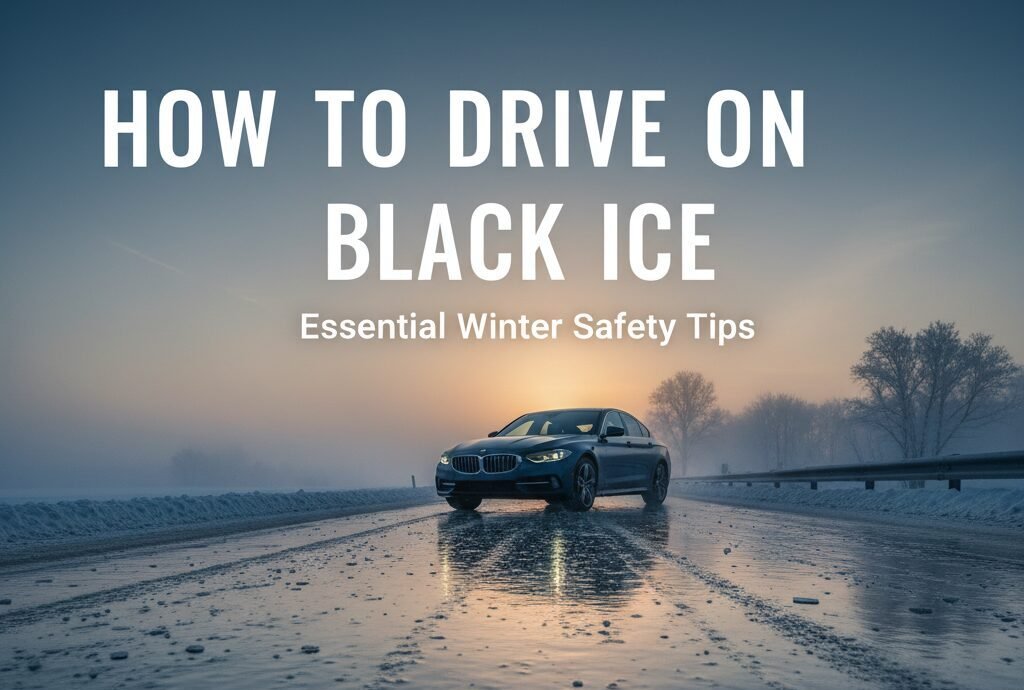 how to drive on black ice