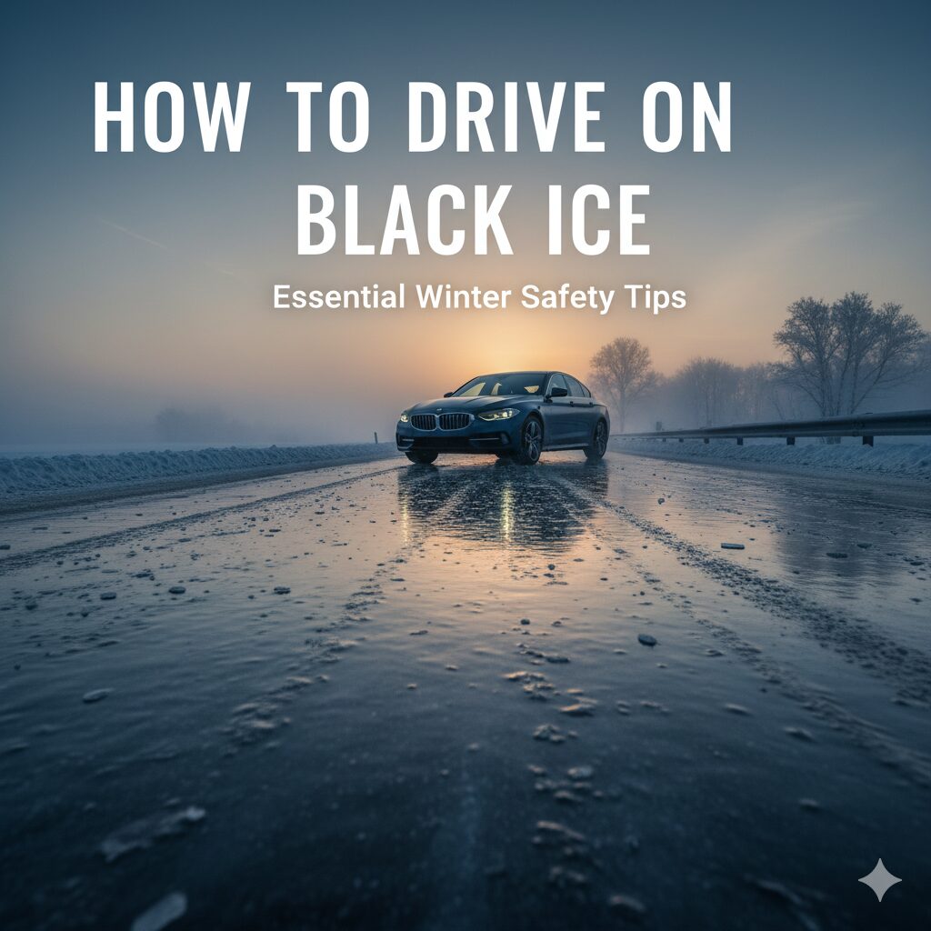how to drive on black ice