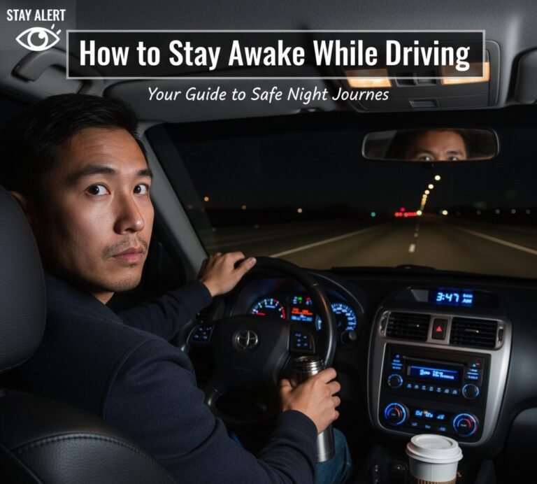 how to stay awake while driving