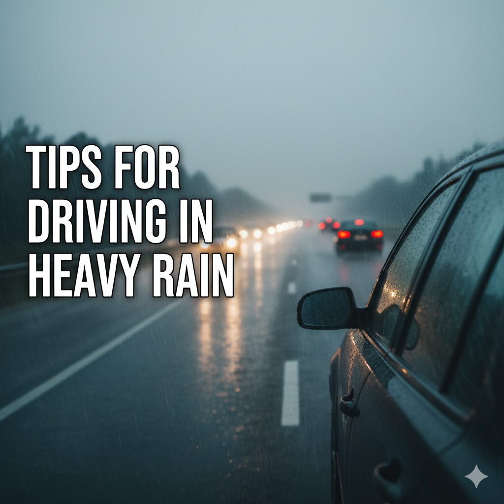  tips for driving in heavy rain