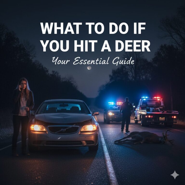 what to do if you hit a deer