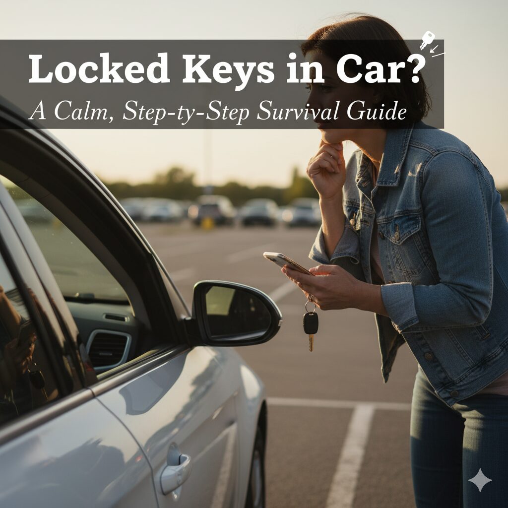 what to do if you lock keys in car