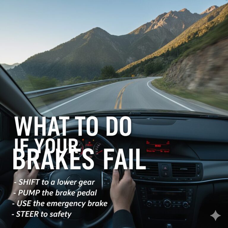 what to do if your brakes fail