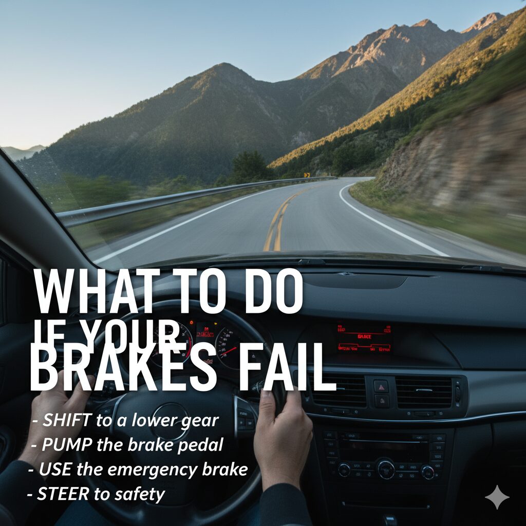 what to do if your brakes fail