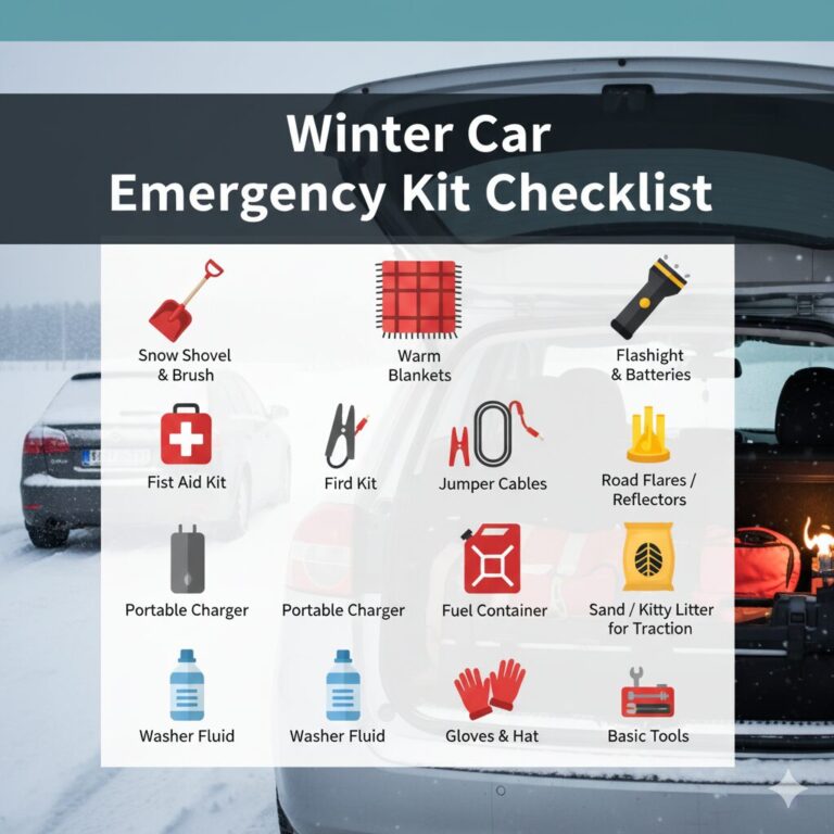 winter car emergency kit checklist