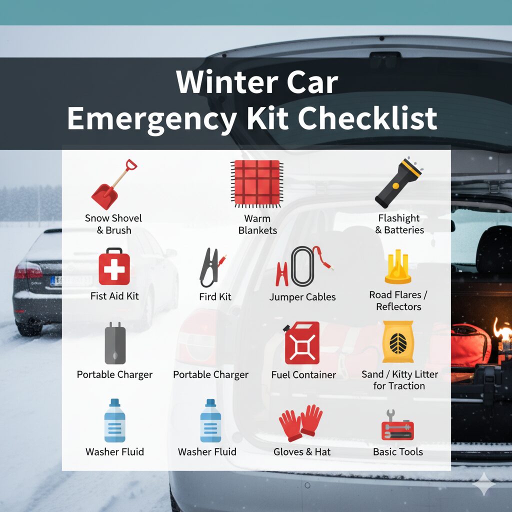 winter car emergency kit checklist