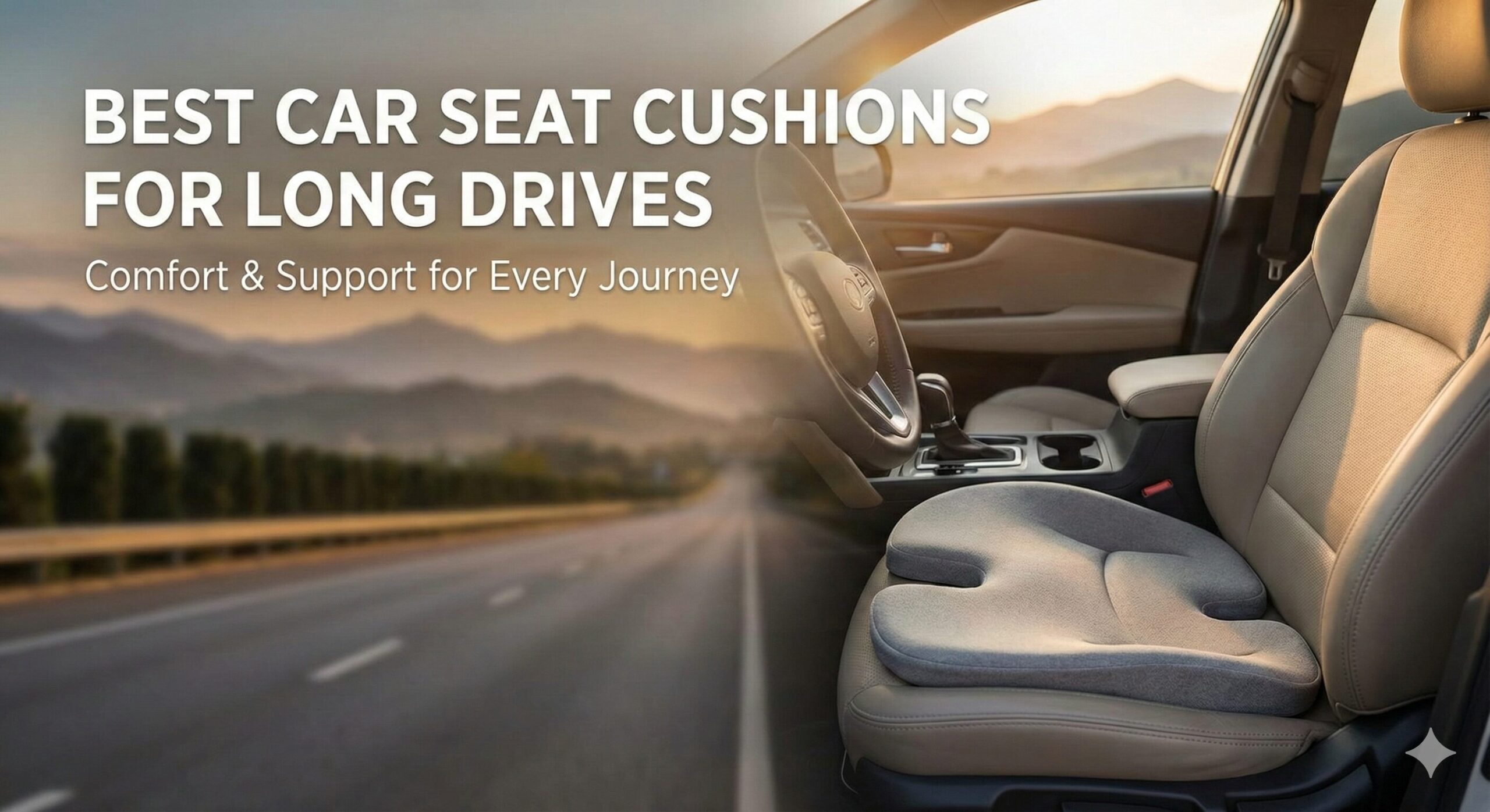 Best car seat cushions for long drives
