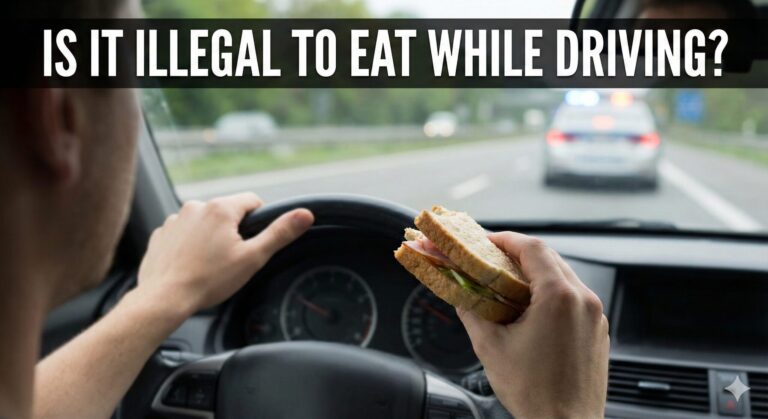 Is it illegal to eat while driving