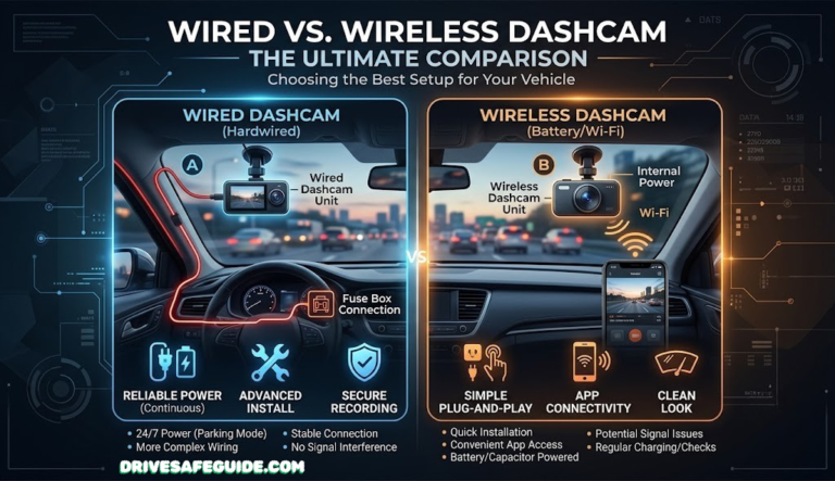 Wired vs Wireless Dashcam